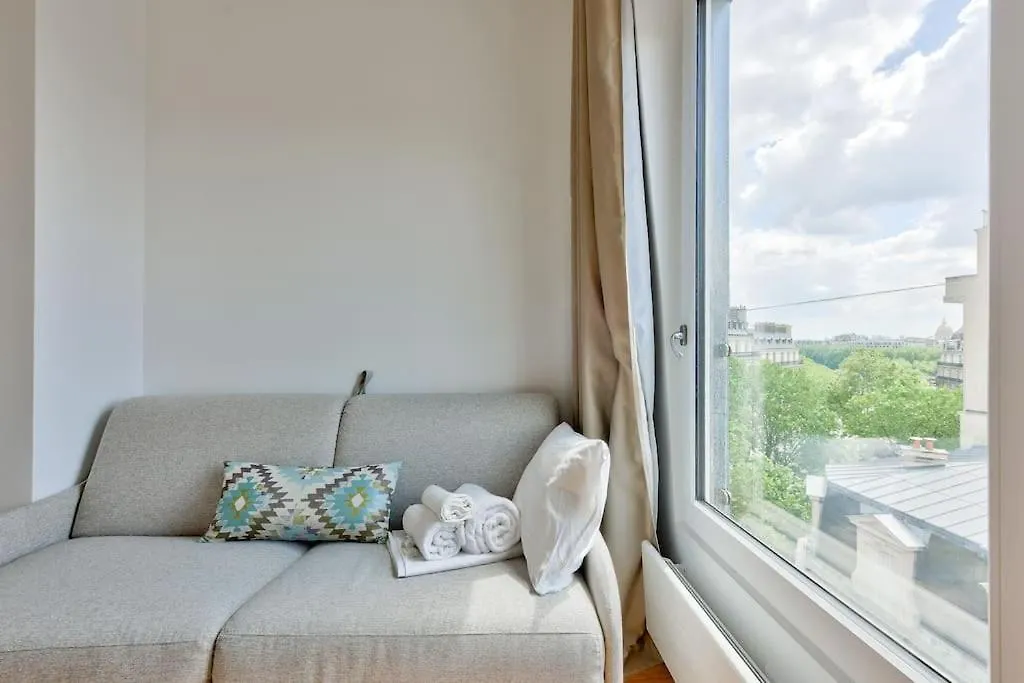파리 Charmant Studio Avec Vue Panoramique Sur La Tour Eiffel 아파트 프랑스
